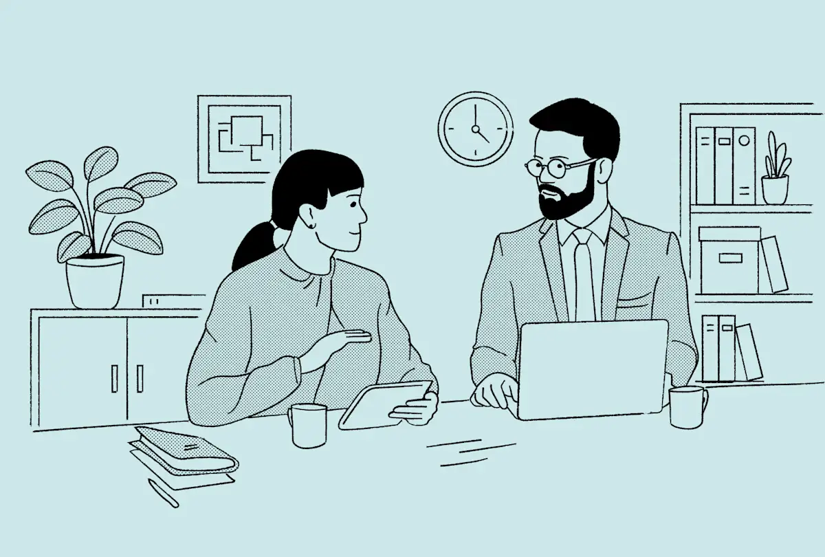 Insurance consultation with an advisor